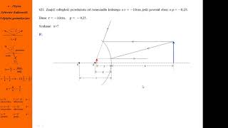 621 Fizykamax optyka geometryczna ujemny promień krzywizny ogniskowa [upl. by Zacherie]