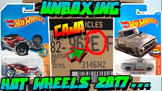 UNBOXING  CAJACASE E HOT WHEELS BASICOS [upl. by Shuping662]