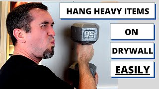 How to Hang Heavy Items on Drywall [upl. by Evie]