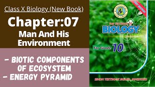 Ch 7 Man and his environment  Biotic components  Class 10 New biology book  Sindh board [upl. by Nosneb]