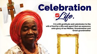 MRS EUNICE OLADAPO FUNERAL SERVICE [upl. by Kidd264]