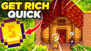 The Easiest Ways To Get RICH In Stardew Valley 16 [upl. by Marigolda960]