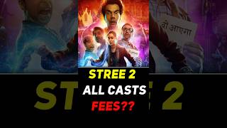 Stree 2 All Cast Fees Revealed 😱 shorts shraddhakapoor stree2movie [upl. by Yssej]