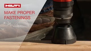 HOW TO make a proper fastening with Hilti powderactuated tools [upl. by Anuahsar723]