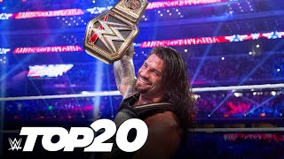 20 greatest WrestleMania title changes WWE Top 10 Special Edition March 24 2021 [upl. by Xela]