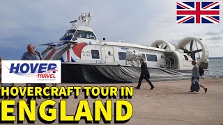 Hovercraft Tour in England  From Portsmouth Southsea to Ryde  Isle of Wight [upl. by Sema107]