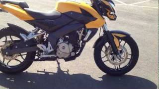 2012 Bajaj Pulsar 200NS walkaround  Review  Autocar India [upl. by Balfore842]