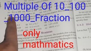 Multiple Of 101001000 Fraction And Decimal Point [upl. by Ysteb]