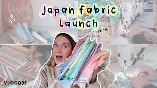 japan fabric scrunchie launch 40 new designs AUGUST launch  chats and sewing VLOG098 [upl. by Reve]