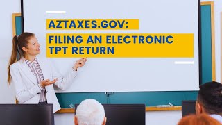 AZTaxesgov Filing an Electronic Transaction Privilege Tax Return with Multiple Line Items [upl. by Soalokin428]