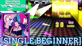 【DDR WORLD】 The 88s Instigation  MYUKKE SINGLE BEGINNER 譜面確認 Play [upl. by Attelahs140]