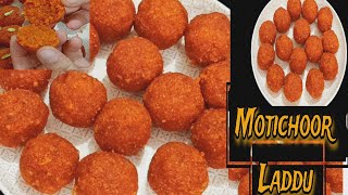 Motichoor laddu Recipe  How to Make Motichoor Ladoo At Home by Weekly Recipe ❤️ [upl. by Terle]