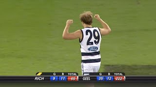 All 35 goals from Geelong in 222point massacre against Richmond  2007  AFL [upl. by Lonne]