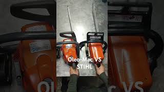 OleoMac VS STIHL [upl. by Nwahsiek424]