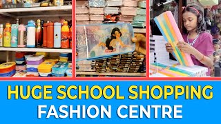 Huge Shopping 2024  FASHIONCENTRE  Back To School  school stationery  Chinnukutty Vlogs [upl. by Neyrb]