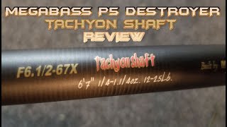 Megabass Tachyon Shaft P5 destroyer Most sensitivefun jig rod built [upl. by Ojahtnamas]