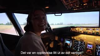 Flysimulator – Fly med proff instruktør [upl. by Cimah540]