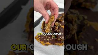 🍪🎃 Pumpkin Cookie Dough Bark gluten free vegan amp low carb [upl. by Fleeman]