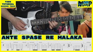 PLAY WITH MANP  Ante Spase Re Malaka  Backing Track with TABS [upl. by Ecertap]