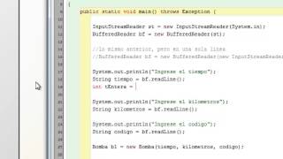 Ejemplo BufferedReader  InputStreamReader Bomba [upl. by Bartko11]