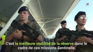 Sentinelle  la réserve opérationnelle déployée à Lille [upl. by Livia]