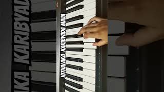 Hithalaka karibyada mava song in keyboard 🎹 [upl. by Nivert]