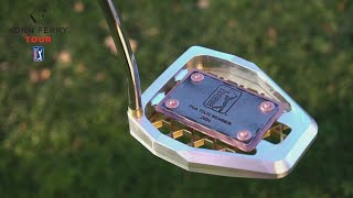 Making a putter with a PGA TOUR card inside [upl. by Ellatsyrc]