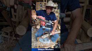 Convert hand to bench pres drill stand  The workers do their job perfectly  machine shorts [upl. by Econah755]