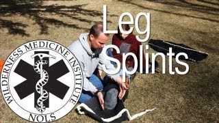 Wilderness Medicine  Leg Splints [upl. by Johannessen]