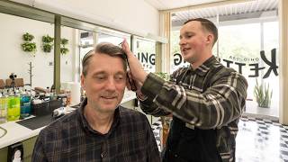 💈 Classic Haircut in Beautifully Preserved 1960s Ohio Barbershop  Kettering Barbering Company [upl. by Fernandes]