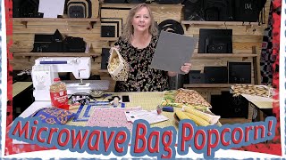 Make a Microwave Popcorn Bag  No Raw Edges [upl. by Romonda]