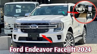 क्या बात हैं इस बार Luxury और Looks जबरदस्त मिलेंगें 💥 Ford Endeavor 2024 Facelift Leaked‼️ [upl. by Aicemaj]