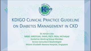 KDIGO Clinical Practice Guideline on Diabetes Management in CKD [upl. by Feldt161]