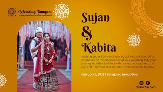 Sujan Weds Kabita  Banquet Program  Solti Home Studio [upl. by Arrim]