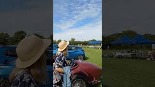 cricket Grantchester village Green sports July 2024 cambridge UK vintagecars villagelife [upl. by Cynthie]