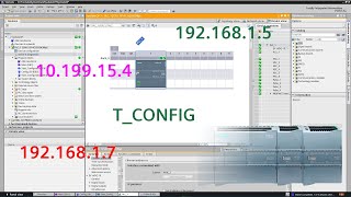 TIA Portal Set IP address of S7 12001500 station in user program with TCONFIG [upl. by Aidan]