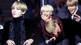 Taehyung LOL Reaction When He Got Nominated for an Award 😂 [upl. by Nerw]