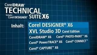 CorelDRAW Technical Suite X6  VideoTour deutsch [upl. by Enyawed182]