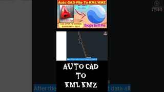 Auto CAD to KML KMZ Convert By IRT LISP trending shorts autocad [upl. by Aubine]