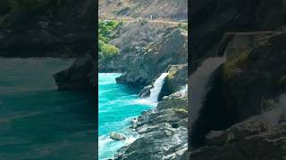 River diving Queenstown snorkeling waterfall newzealand nznature holidays [upl. by Aiksas956]