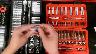 Tekton vs Gearwrench Socket Set Comparison [upl. by Newkirk]