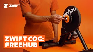 Zwift Cog With MultiTrainer Freehub Set Up [upl. by Enayd474]