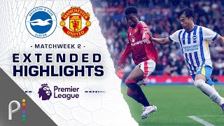 Brighton v Manchester United  PREMIER LEAGUE HIGHLIGHTS  8242024  NBC Sports [upl. by Haswell]