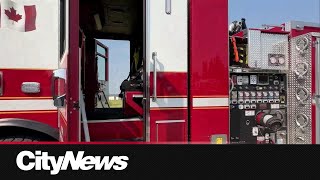 Calgary welcomes first electric fire truck [upl. by Ugo]