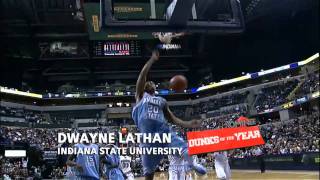 Dwayne Lathan  Indiana State University Dunk of the Year Nominee [upl. by Bow967]