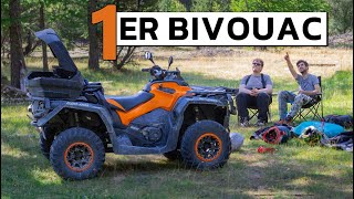 Première excursion en QUAD quotun bivouac inoubliablequot  4K [upl. by Lianna]