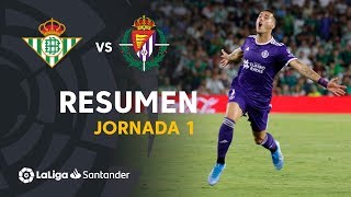 Resumen de Real Betis vs Real Valladolid 12 [upl. by Egamlat879]