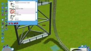 RCT3 Roller Coaster Tycoon 3  Strata Support Tutorial [upl. by Ynnej582]