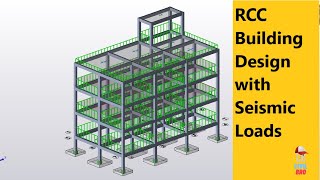 Complete RCC Building Design with Seismic Load in Tekla Structural Designer [upl. by Erdnaxela]