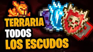 ¿Cuáles son todos los escudos que existen en Terraria  2022 [upl. by Demahom476]